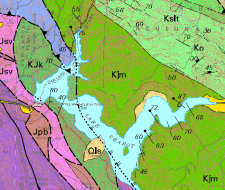 chabot geologic map